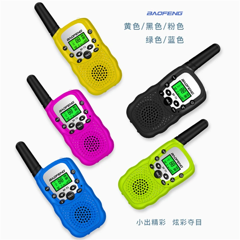

2Pcs Fashion Mini BaoFeng BF-T3 Kids Safe Portable Two-Way Radio Handheld Transceiver for Children Toys Walkie Talkie 22 Channel
