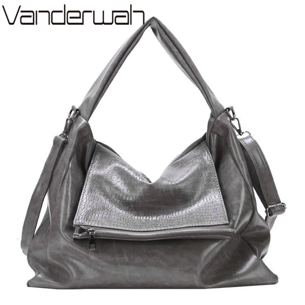 Женская винтажная сумка через плечо Sac A Main Femme большая тоут из мягкой кожи