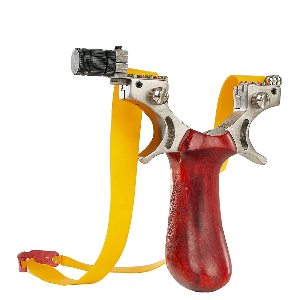 Катапульта мощный Рогатка Открытый рогатки для охоты из нержавеющей стали