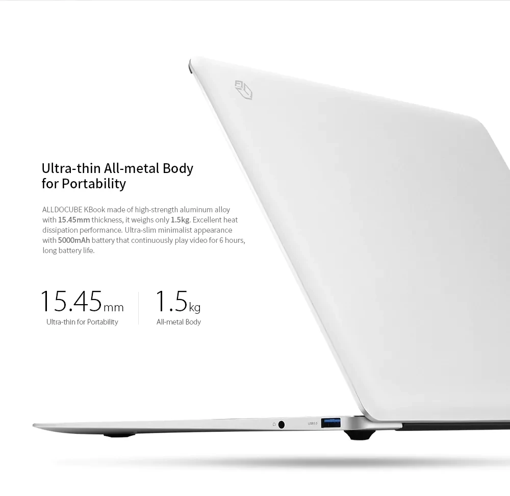 Ноутбук ALLDOCUBE Kbook 180 градусов 13,5 дюймов 3K ips дисплей Intel graphics 515 8G DDR3 ram 512GB SSD ноутбук