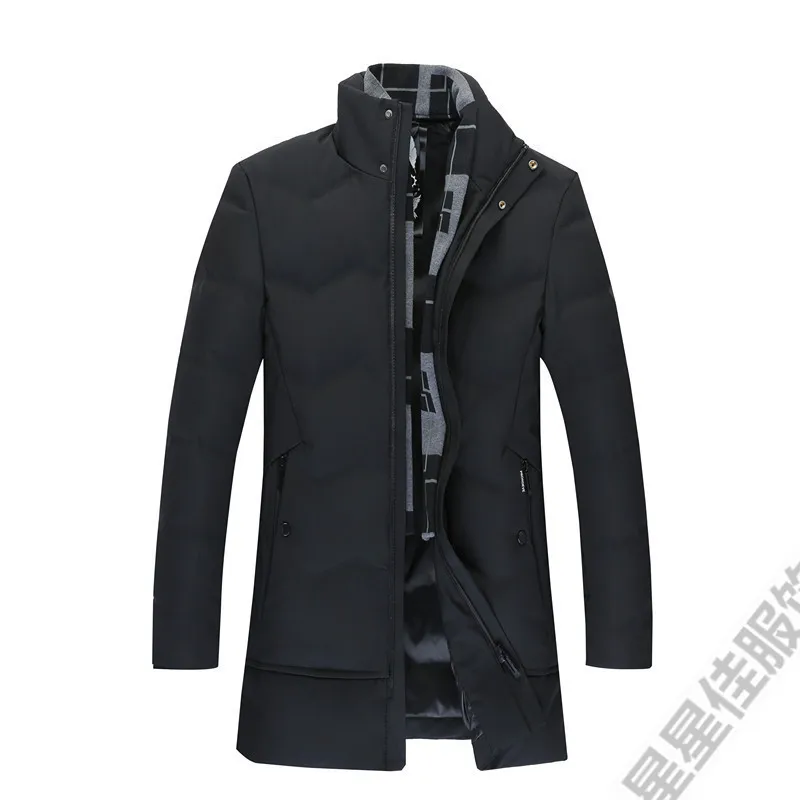 10XL 8XL 6XL 5XL New thick winter men's white down Jacket brand clothing black long warm duck jacket male coats | Мужская одежда