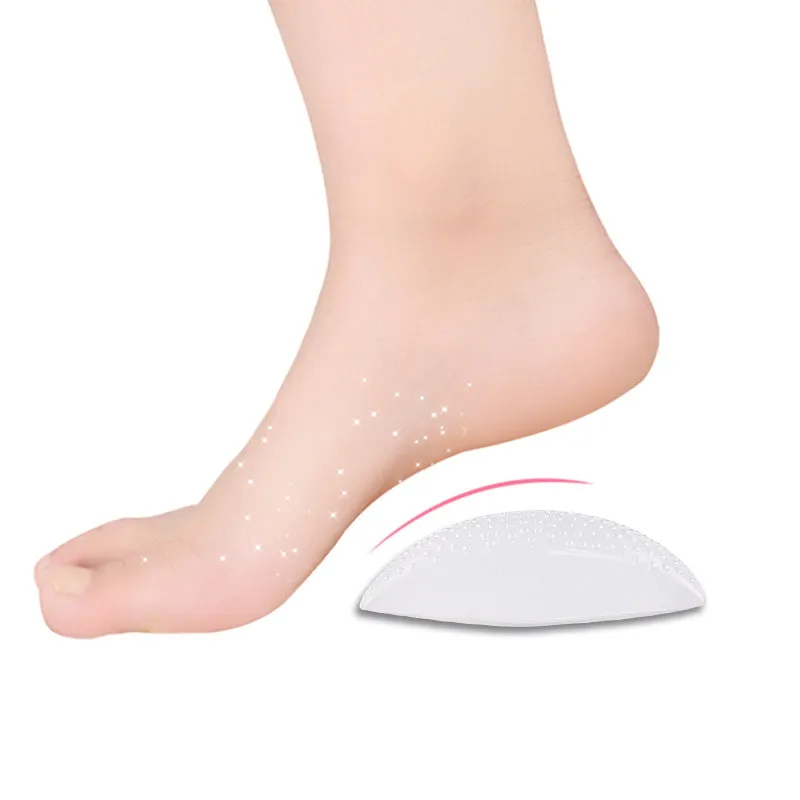 Гелевые подушечки для обуви ортопедические массажный эффект стельки Плоская