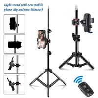 tripod for iphone cell phone tripod with phone holder and remote shutter compatible with iphoneandroid perfect for selfie video