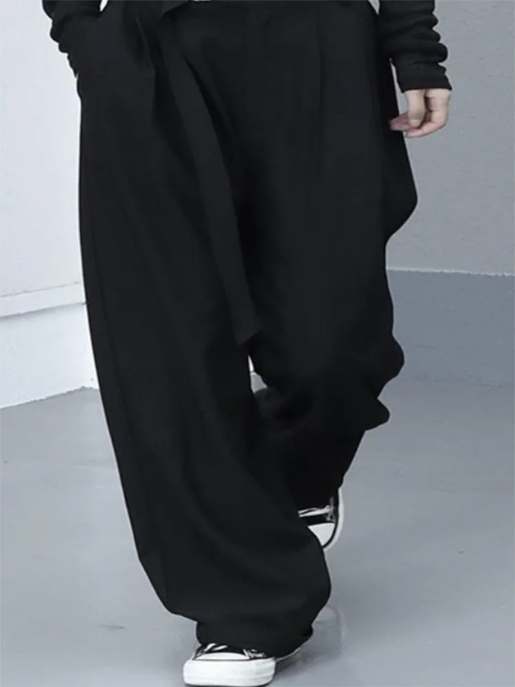 Брюки женские с широкими штанинами Классические повседневные штаны большие