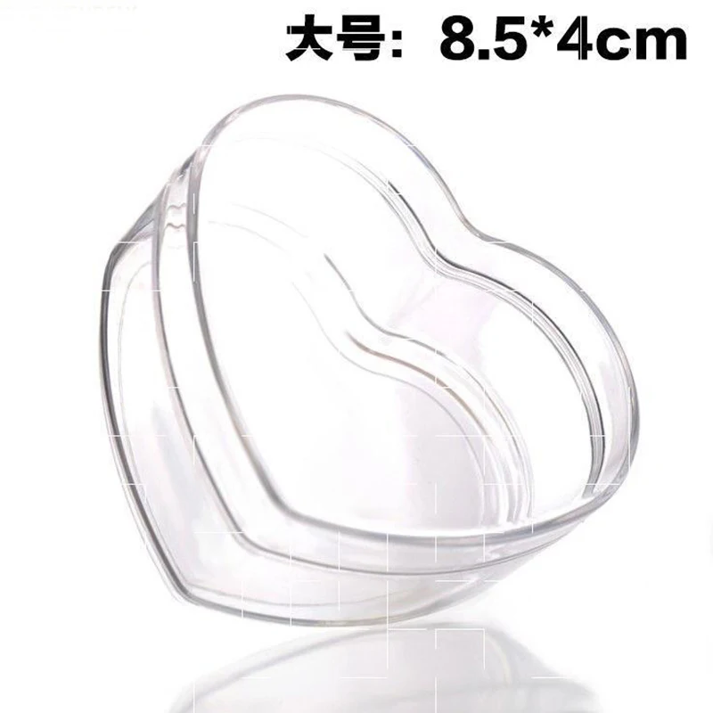 Плоский шар в форме сердца PS window display рождественские украшения елочные