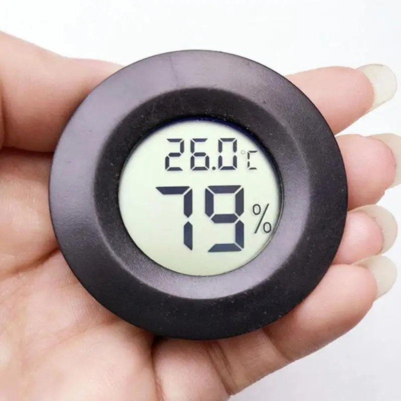 

Mini LCD Thermometer Hygrometer Practical Digital Indoor Hygrometer Panels Thermometer Temperature LCD Humidity Display Rou L5D7