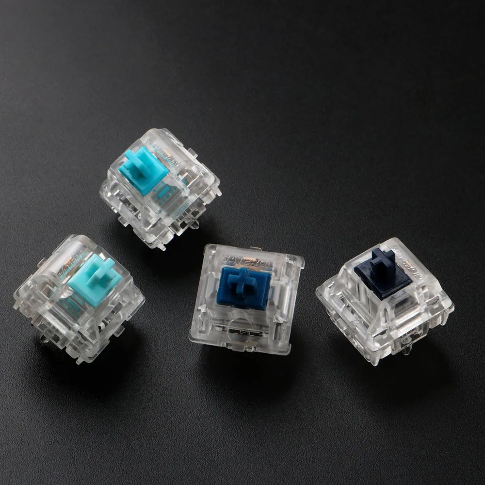 4 шт. 62g 65g 67g 78g Zealio переключатели тактильный бесшумный переключатель 5pin пункт оси