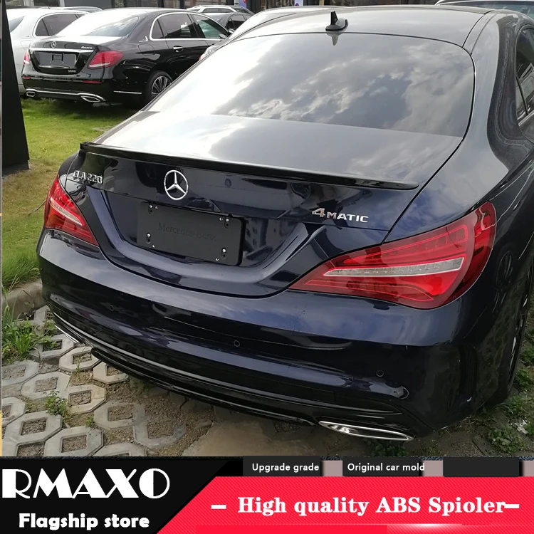 Спойлер для Benz CLA W117 2014 2017 высококачественный спойлер из АБС пластика заднего