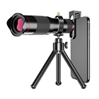 48x HD телеобъектив для смартфона, мощный Монокуляр с зумом и штативом, поддержка фотоаппарата, телескоп с большим радиусом действия