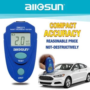 All sun all-sun EM2271 EM2271A цифровой мини автомобильный толщиномер автомобильный тестер для нанесения краски измеритель толщины