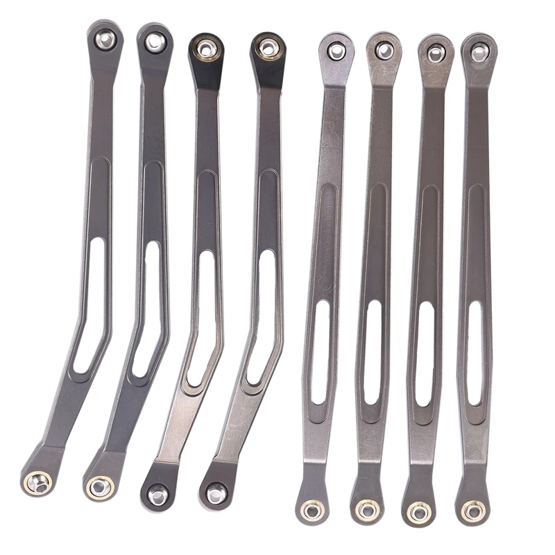 

for 1/10 Rc Axial Wraith Full Aluminum Skid Plate with 8 Suspension Link Rod,Titanium