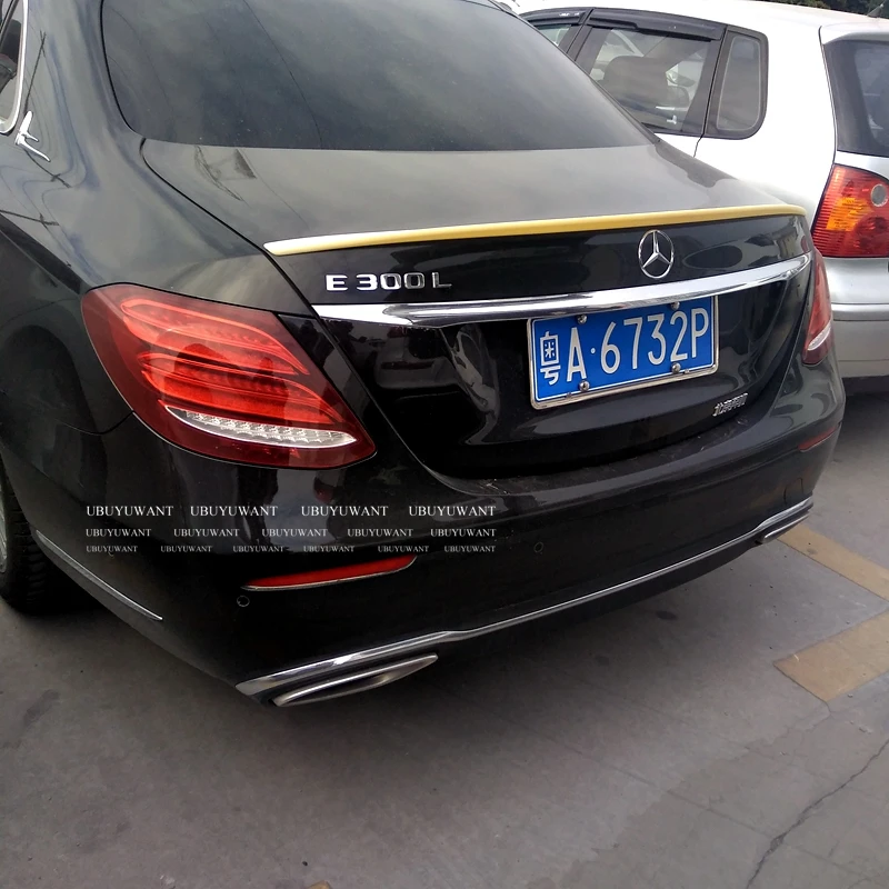 UBUYUWANT для Mercedes Benz W213 AMG 2015 2018 спойлер из АБС пластика задний багажника E