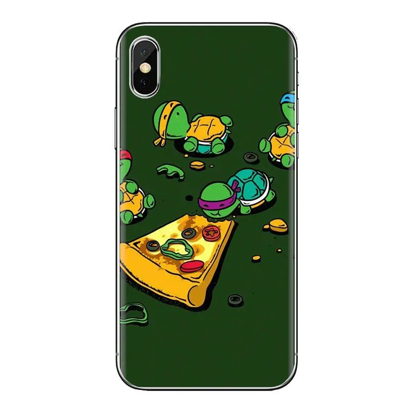 For Huawei Mate Honor 4C 5C 5X 6X 7 7A 7C 8 9 10 8C 8X 20 Lite Pro Small Turtles Eat Pizza Soft Transparent Cases Covers |