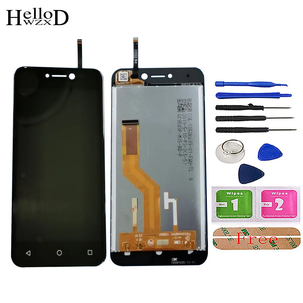 

5.0'' Mobile For Wiko Y50 LCD Display + Touch Screen Digitizer Panel Assembly Phone Sensor Repalcement Phone Accessories Tools