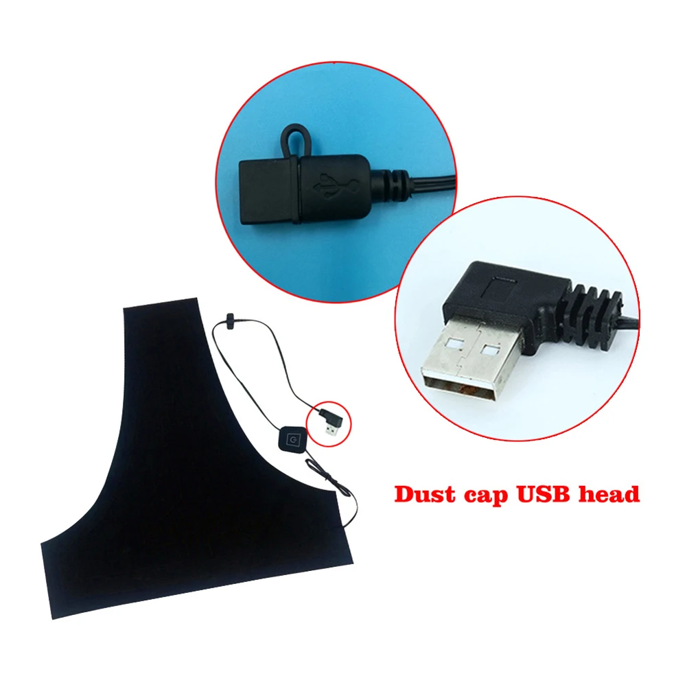 Моющаяся грелка для жилета с электрическим подогревом USB термопрокладки