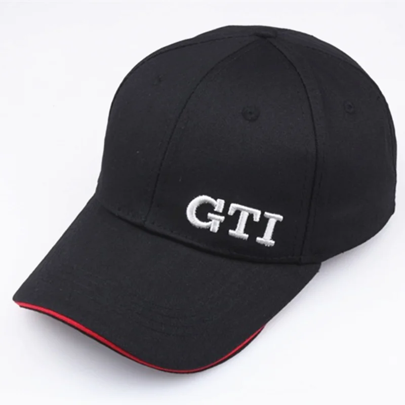 

2021NEW exquisite embroidery GTI baseball caps solid wash cotton dad hats truck driver hat unisex visor high quality adjust