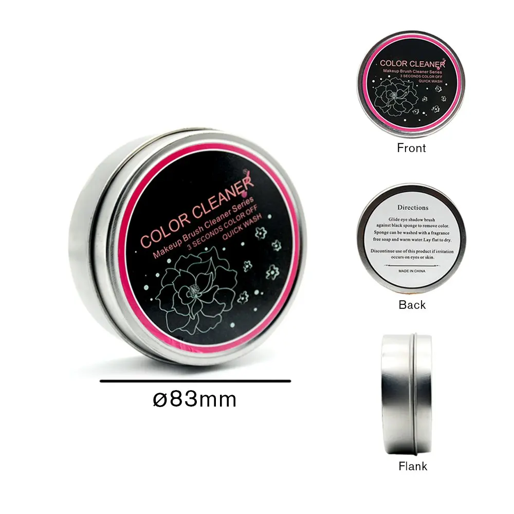 Губка для сухого макияжа быстроочищающая губка удаления теней удаляет цвет