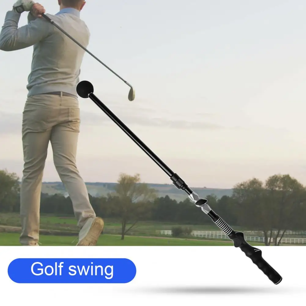 

Golf Grip Trainer Portable Golf Swing Trainer Stick Aluminium Golf Training Aid