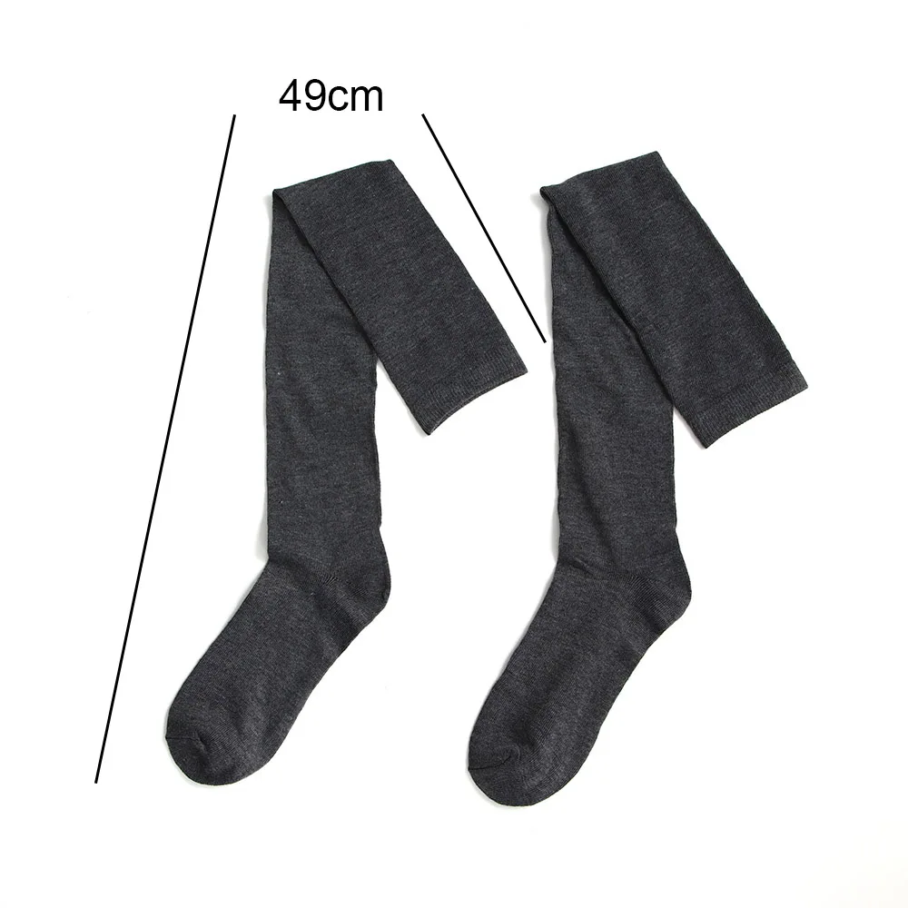 

1 Pair Women Long Over The Knee Cotton Thigh High Soft Stockings For Women Girls