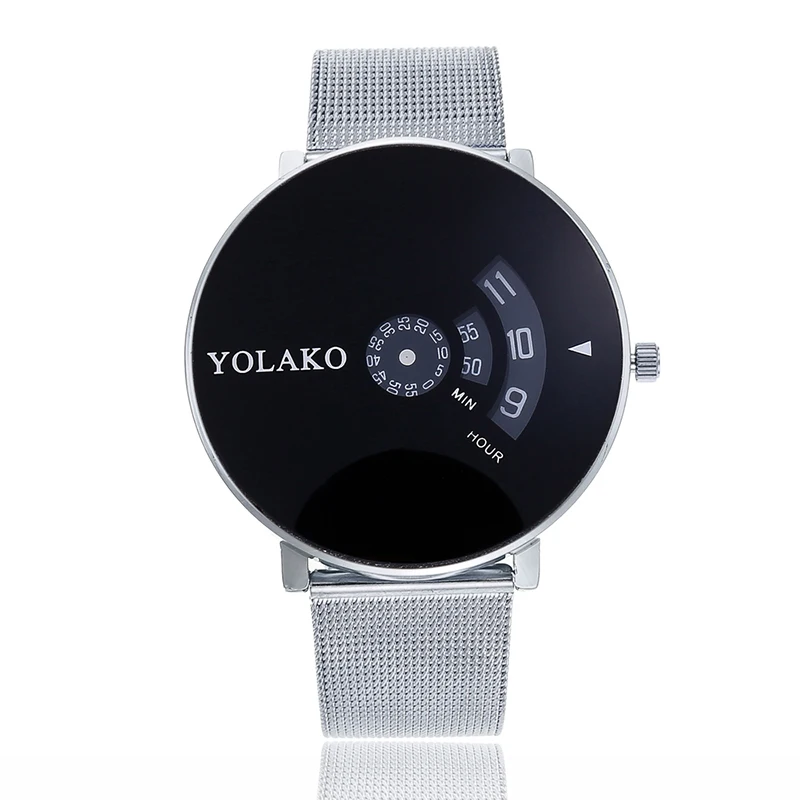 Новые Модные Простые унисекс золотые часы женские из сплава для молодых девушек