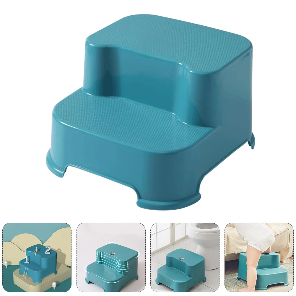 

1pc Two Step Kids Step Stools Training Step Stool Bathroom Toddler Safety Steps