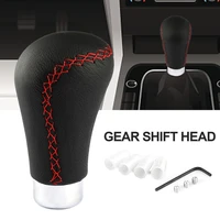 gear shift knob car truck leather anti slip shifter lever handle gear shift knob head gear cover shift lever stick