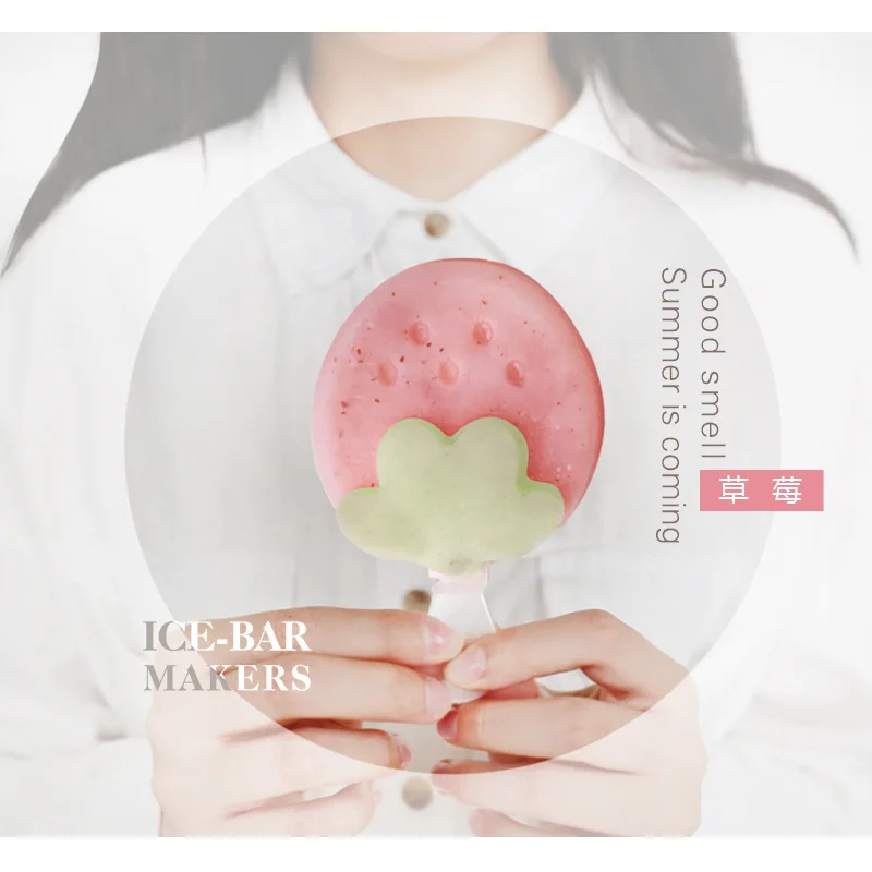 Бытовая Diy самоуправляемая форма мороженого для клубничное яйцо пашеное двойная