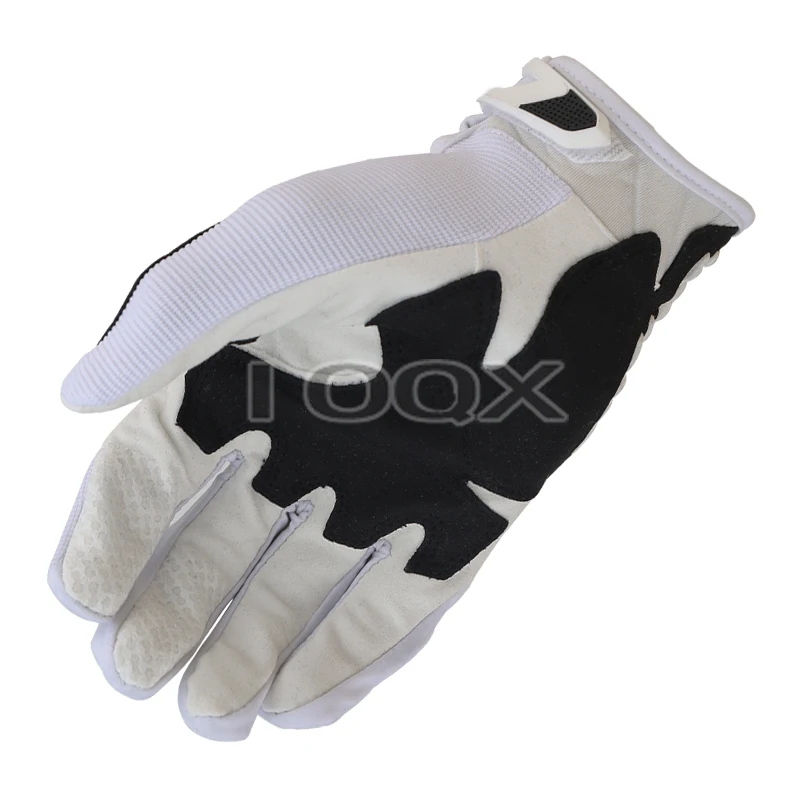 Кожаные перчатки унисекс белые Мотоциклетные Перчатки-бомбер для езды на горном