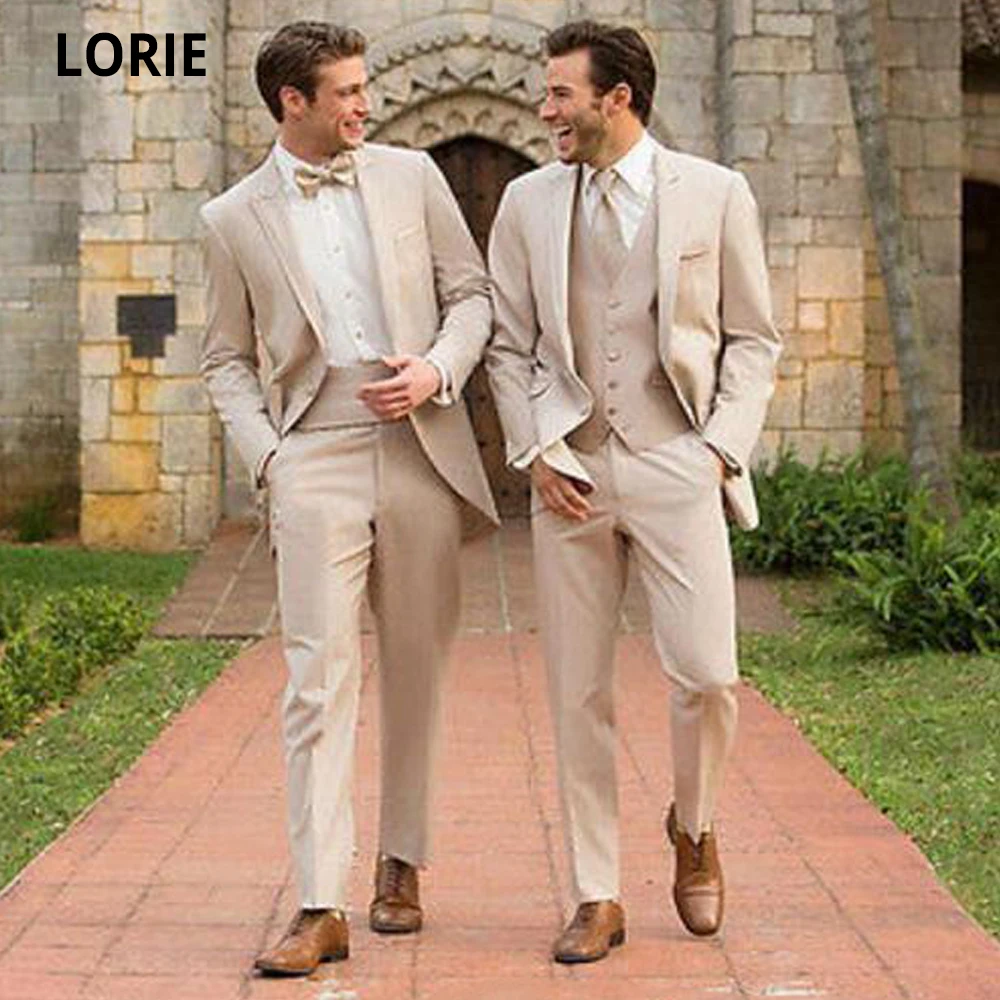 Лори шампанское комплект со смокингом жениха костюм друга 2020 в итальянском стиле