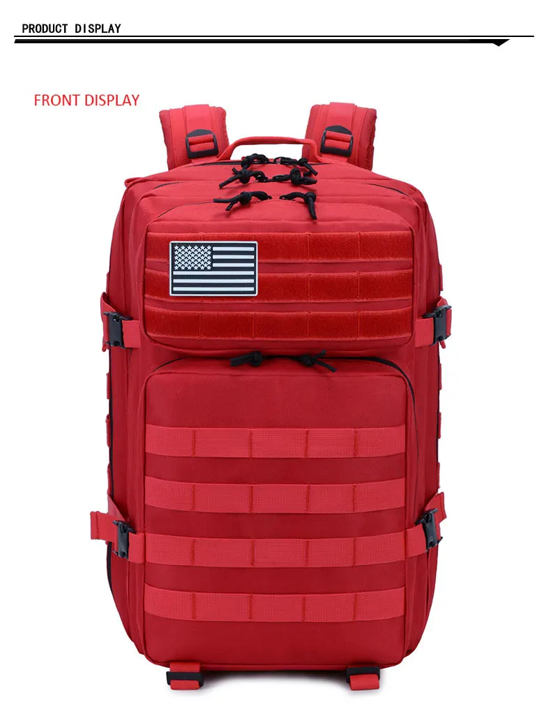 Военный Тактический Рюкзак Molle 45L армейская штурмовая сумка охотничий походный рюкзак Открытый EDC водонепроницаемая сумка дорожный рюкзак