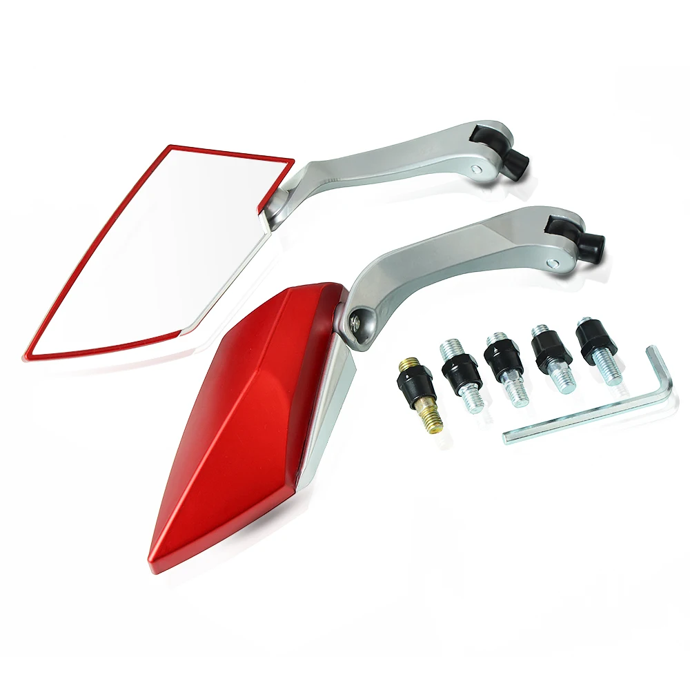 10мм8мм CNC Unviersal части ATV Кафе Racer мотоцикл зеркало заднего вида зеркала для