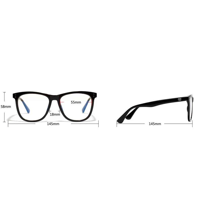 

seemfly Vintage Anti Blue Ray Glasses Frame Women Reading Goggle Blue Light Blocking Eyeglasses Computer Optical Eyewear