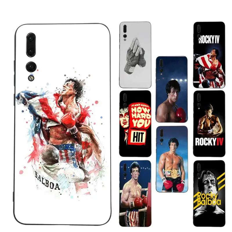 

Rocky Balboa Phone Case Soft Silicone Case For Huawei p 30lite p30 20pro p40lite P30 Capa