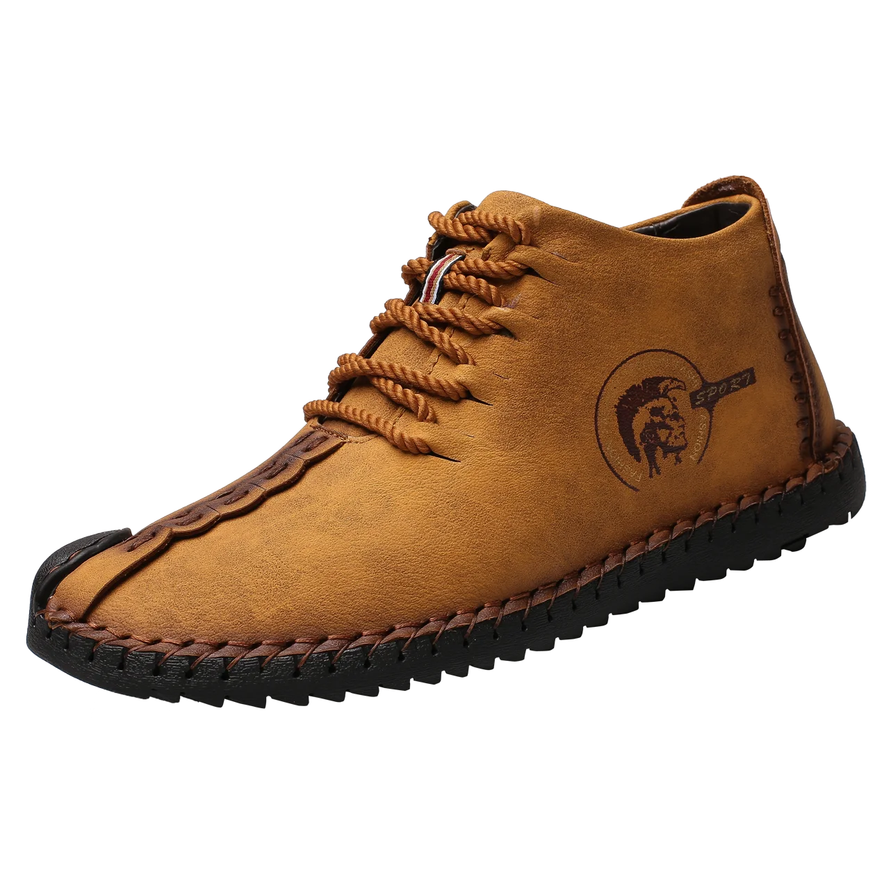 golden men boots Брендовая мужская зимняя обувь; теплые кожаные зимние ботинки; удобная Высококачественная обувь на плоской подошве; коллекция года; мужские уличные ботинки-светильник; большие размеры - Цвет: golden men boots