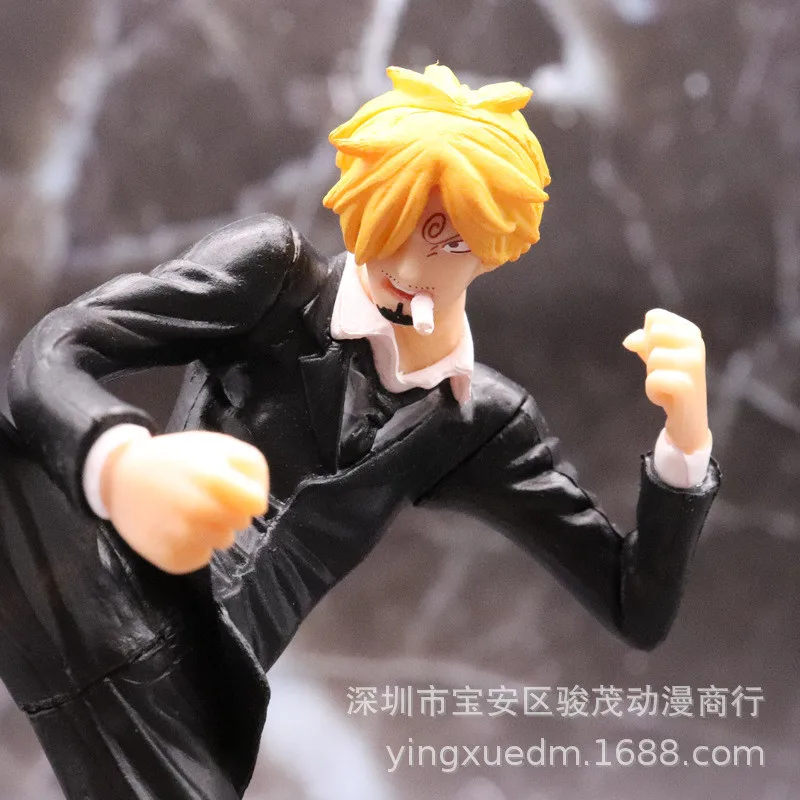 Экшн-фигурка OP Sanji модель аниме Vinsmoke фигурка с черной ногой дьябля Джамбе Боевая