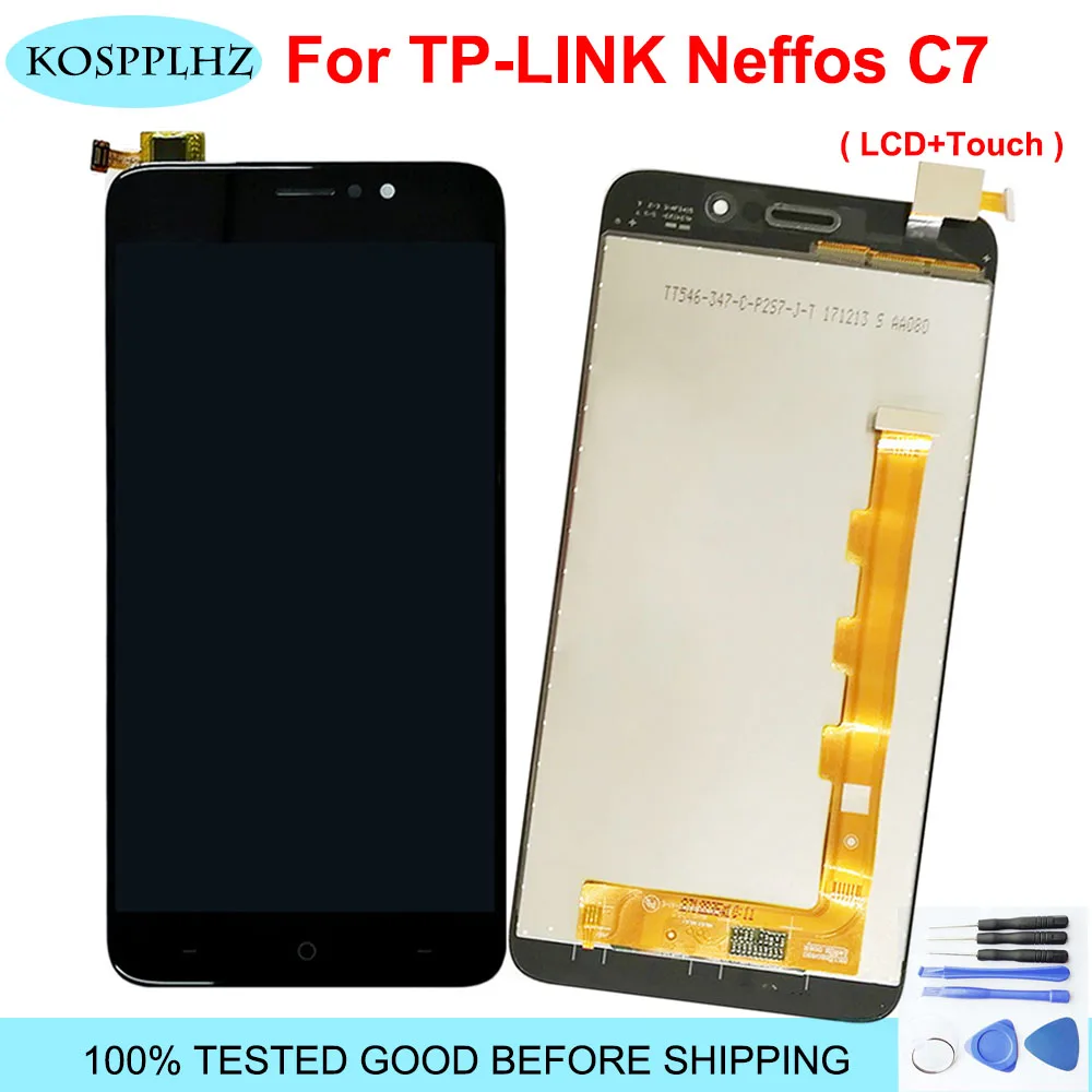 ЖК дисплей с рамкой для TP LINK Neffos C7 TP910C TP910A + сенсорный экран дигитайзер сборка