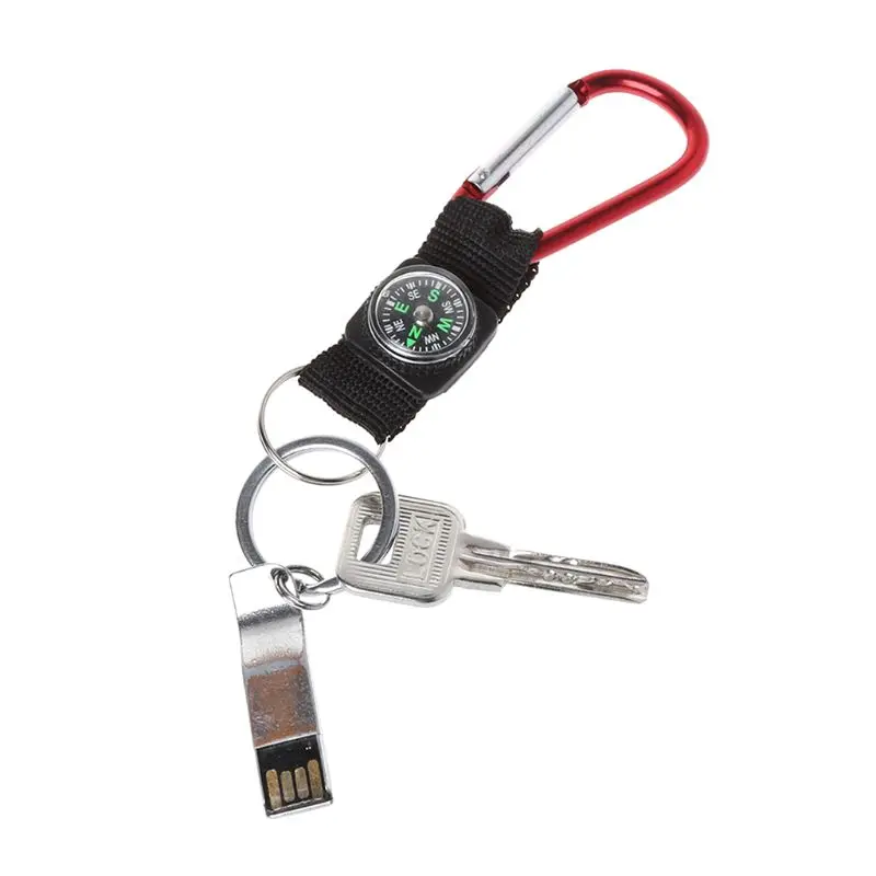 Открытый спортивный брелок компас для кемпинга альпинистский походный Карабин