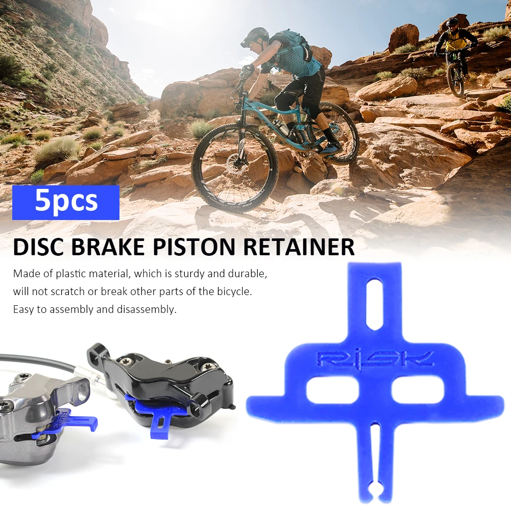 

5Pcs Hydraulic Disc Brake Pads Spacer Instert Bicycle Brake Spacer Cycling Repair Tools Bike Parts Bicycle Brake Spacer blue
