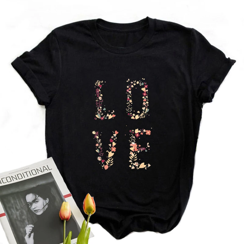 Женская блузка с принтом в виде надписи готическом стиле | одежда