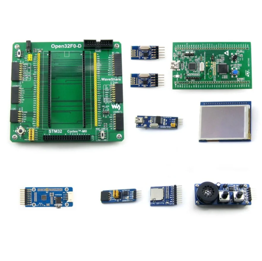 Пакет для Open32F0 D A # ARM STM32 DISCOVERY Cortex M0 STM32F051R8T6 с комплектом STM32F0DISCOVERY + сенсорный ЖК