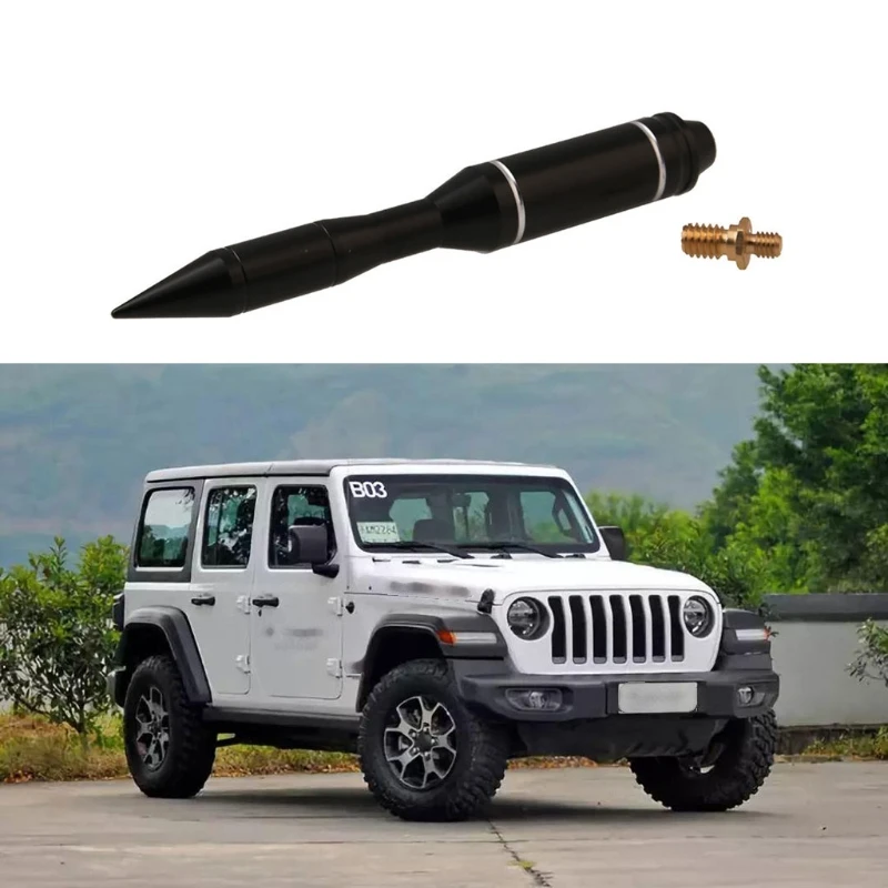 2022 New Bullet Antenna for Wrangler JK/JL/JT(2007-2021) Aluminum Replacement | Автомобили и мотоциклы