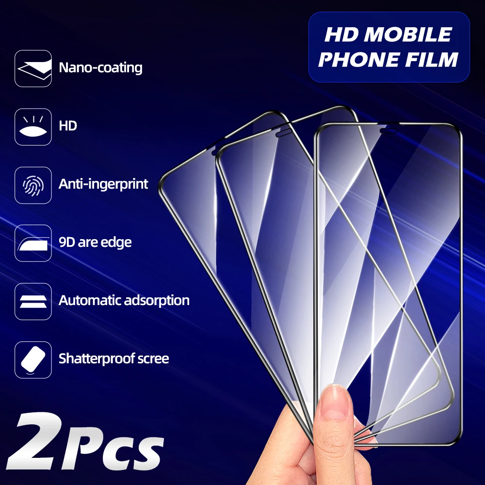 

Protective Tempered Glass For iPhone 11 12 Pro Max Explosion-proof tempered Glass iPhone XR X XS Plus 12 Mini Screen Protector