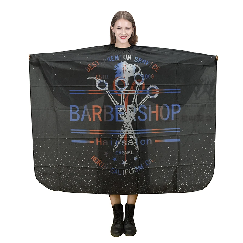 

140*160cm Salon capes Barber Cloth Hairdressing Cape Hair Cutting Waterproof Apron Salon Barber Gown Pro Salon Styling Tool