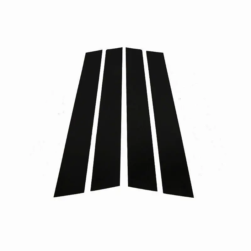 4 шт. декоративные черные яркие наклейки на зеркало в колонну для Peugeot 301 наружная