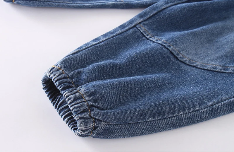 IENENS/детские джинсовые брюки для мальчиков мягкие хлопковые штаны маленьких