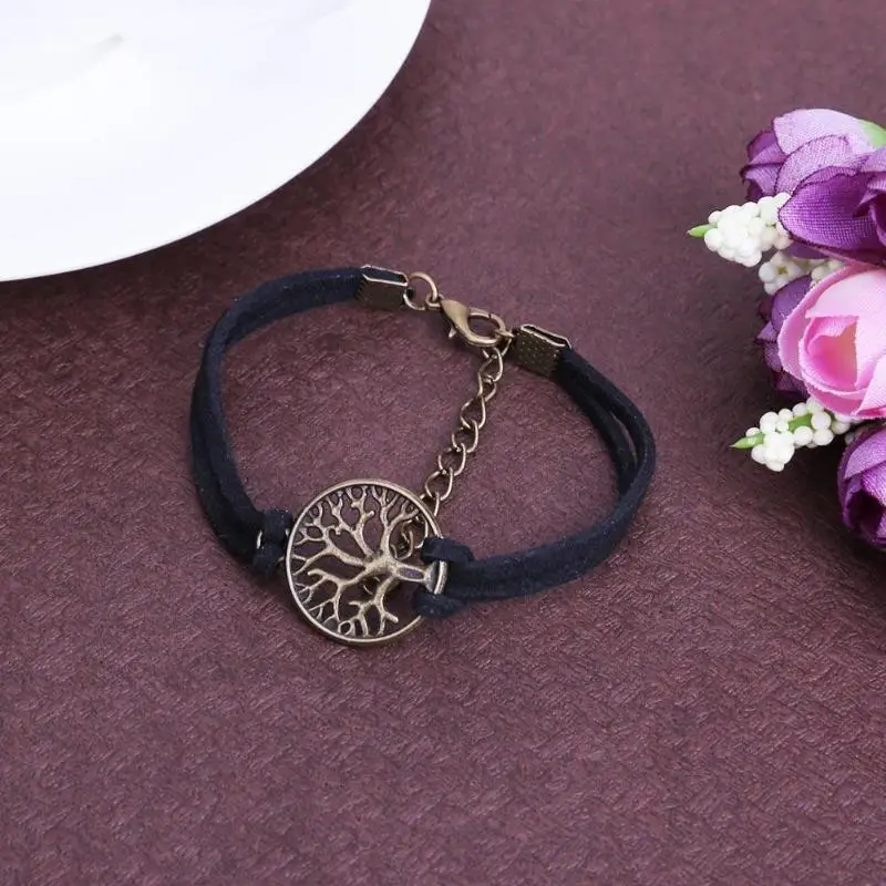 Женский многослойный браслет с подвесками в виде дерева | Украшения и аксессуары