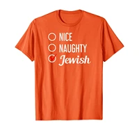 proud jewish cute cool text on clothing t shirt