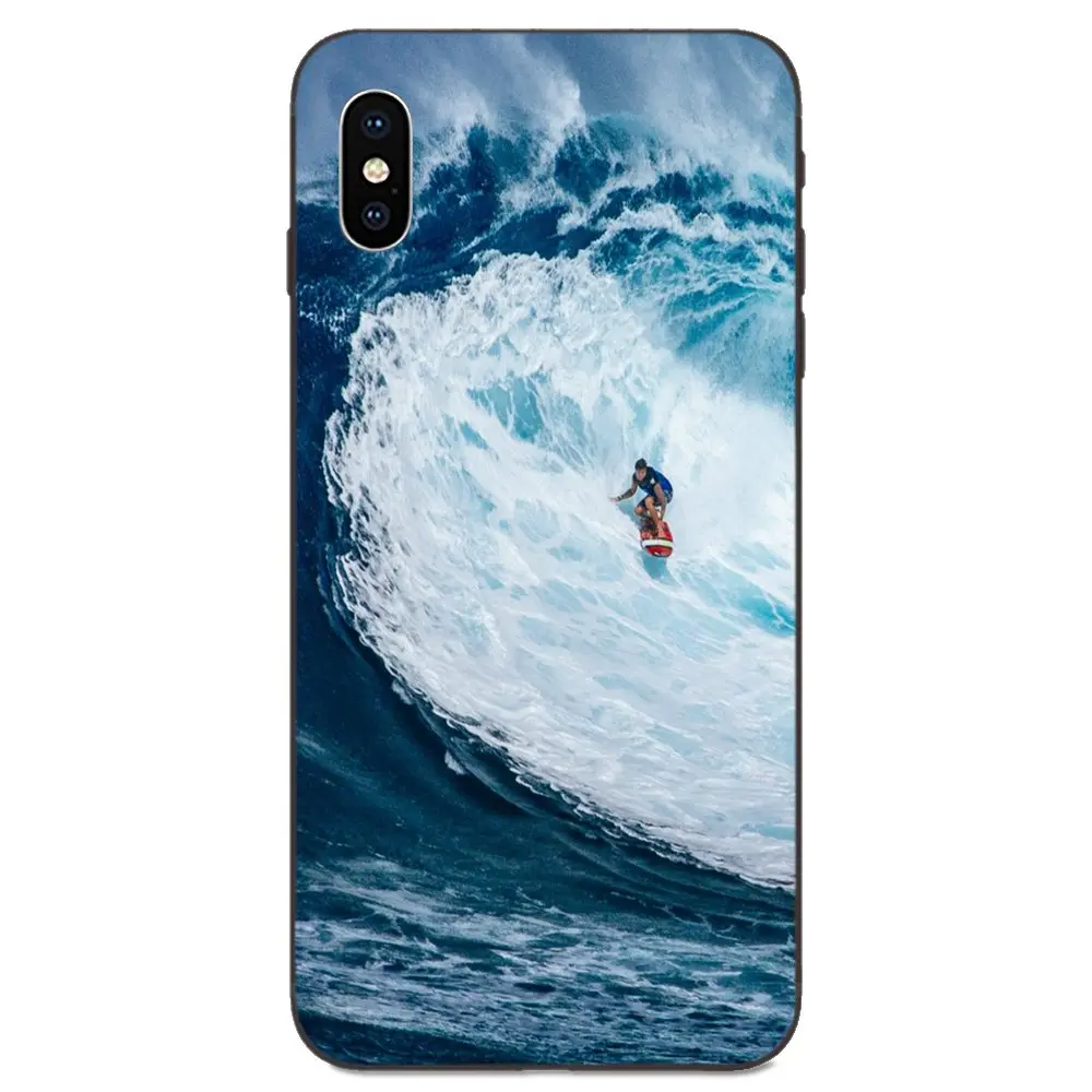Для Apple iPhone 4 4S 5 5S SE 6 S 7 8 11 Plus X XS Max XR Pro черный ТПУ чехол для телефона спортивный