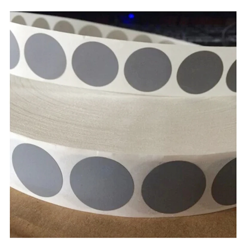 Круглые наклейки серебряного цвета 1 дюйм 25 мм пустые с защитой от царапин для