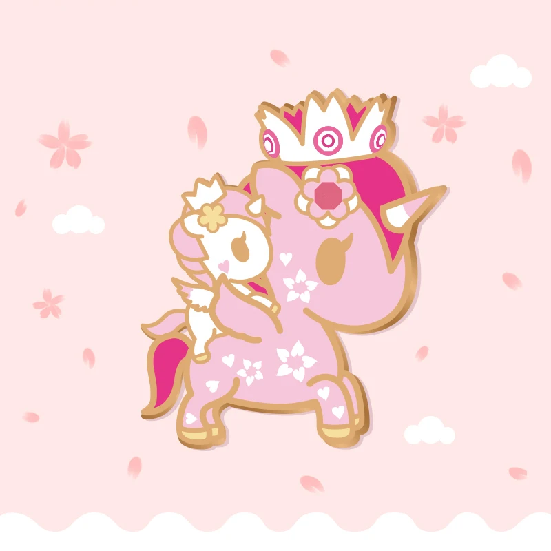 Tokidoki Sakura значок Единорог глухая коробка сувенир подарок для детей Сюрприз на